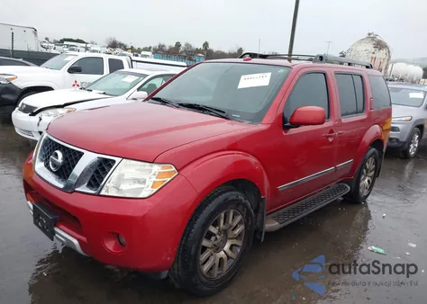 2010 Nissan Pathfinder Le from USA, damaged, VIN 5N1AR1NN9AC624279